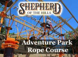 Shepherd of the Hills Sky Trek Challenge Ropes Course